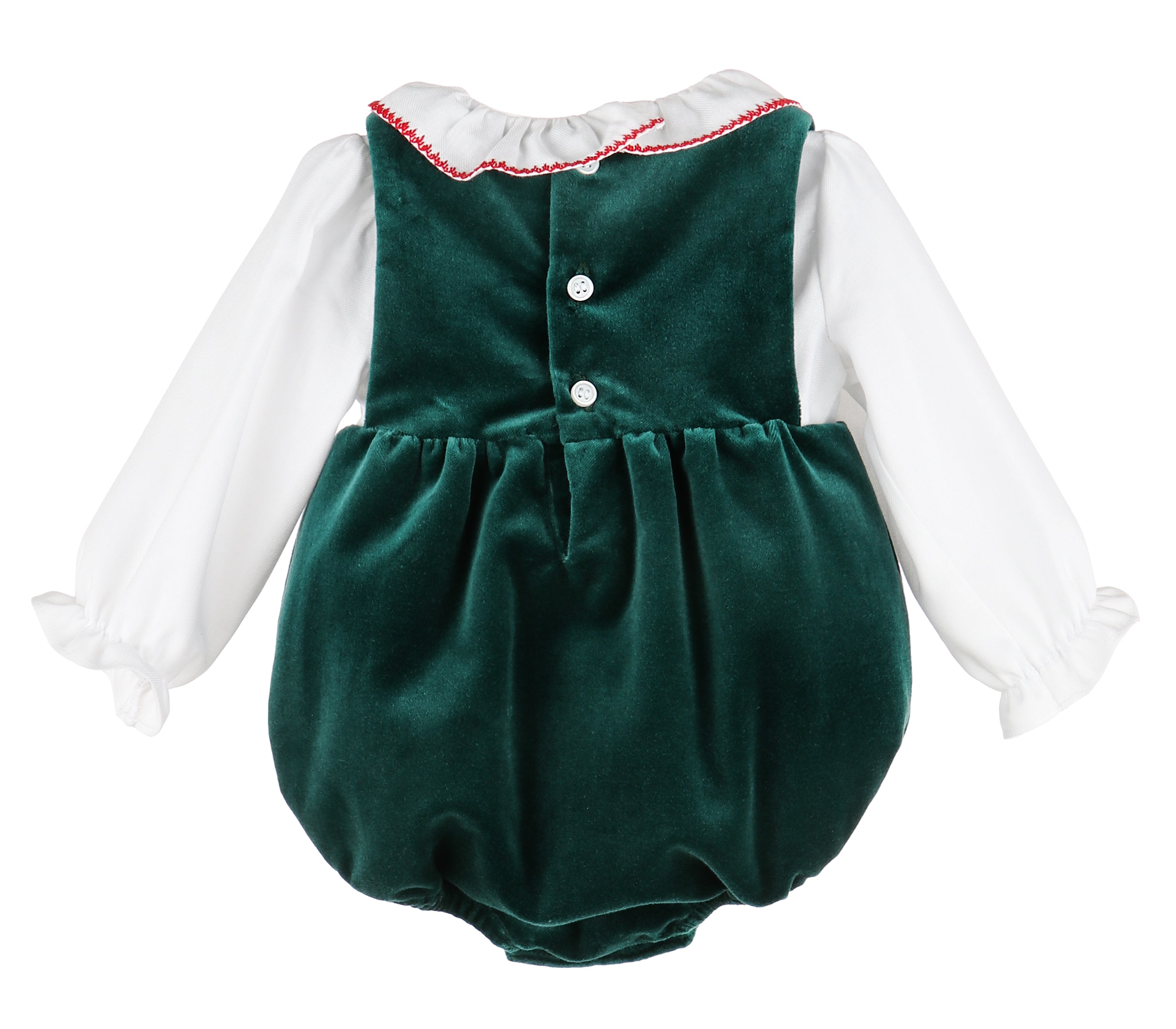 Velvet Holiday Romper